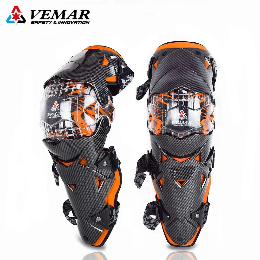 Vemar Motorcycle Riding Protection Armor Motocross Knee Pads Moto Adult Knee Protector Safety Gear ATV MTV Cycling Knee Guard