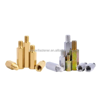 stainless steel brass aluminum spacers standoff hex threaded pcb male female spacer standoff round standoff spacer m3 m2 m4 m5