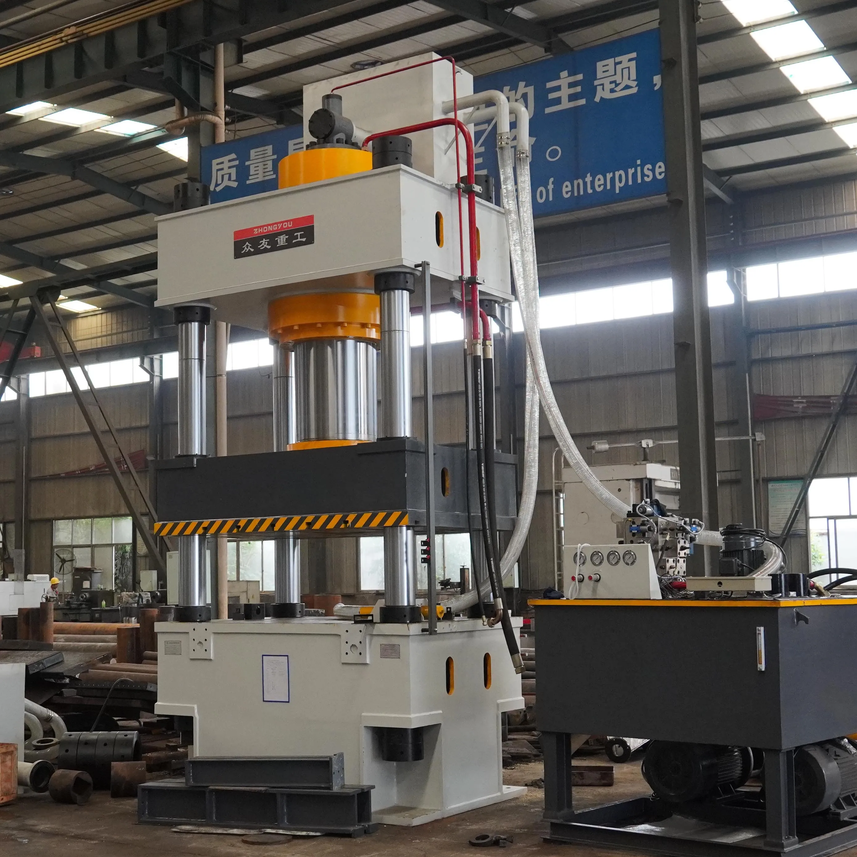 Large Fan Shell Four Column 800 Tons Smc Fan Cover Hydraulic Press Large Fan Shell Hot ...