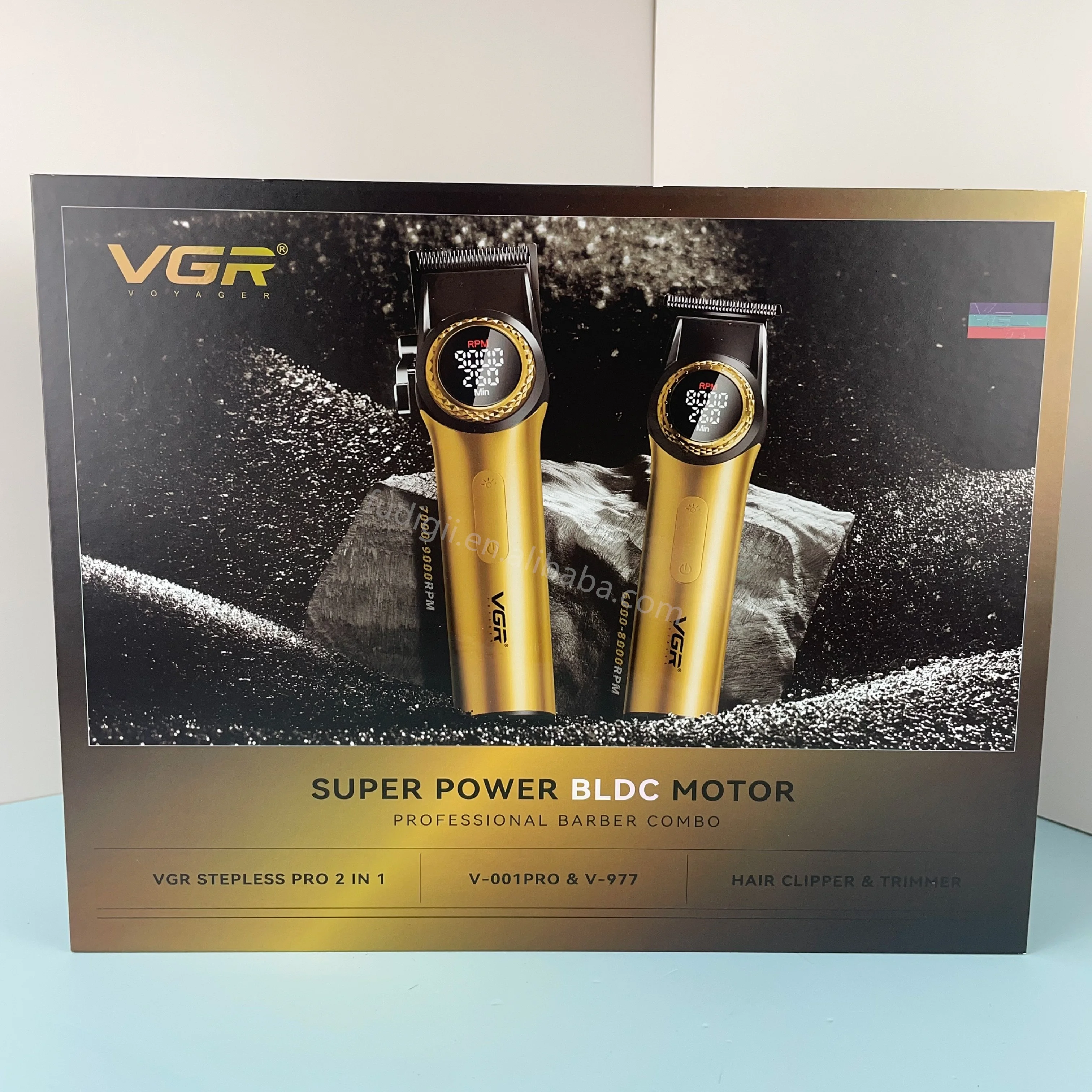 Vgr V-001PRO & V-977 2 in 1 Rechargeable Hair Clipper for Men