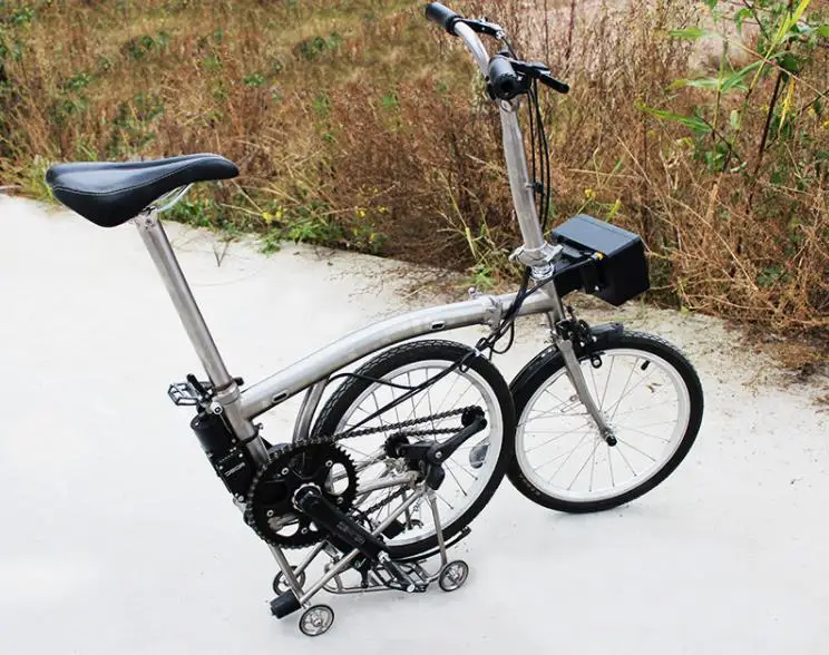 20 Inch Small Wheel Titanium Alloy   Material Frame Folding Bicycle / Bike for Woman