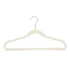 Beige velvet hanger
