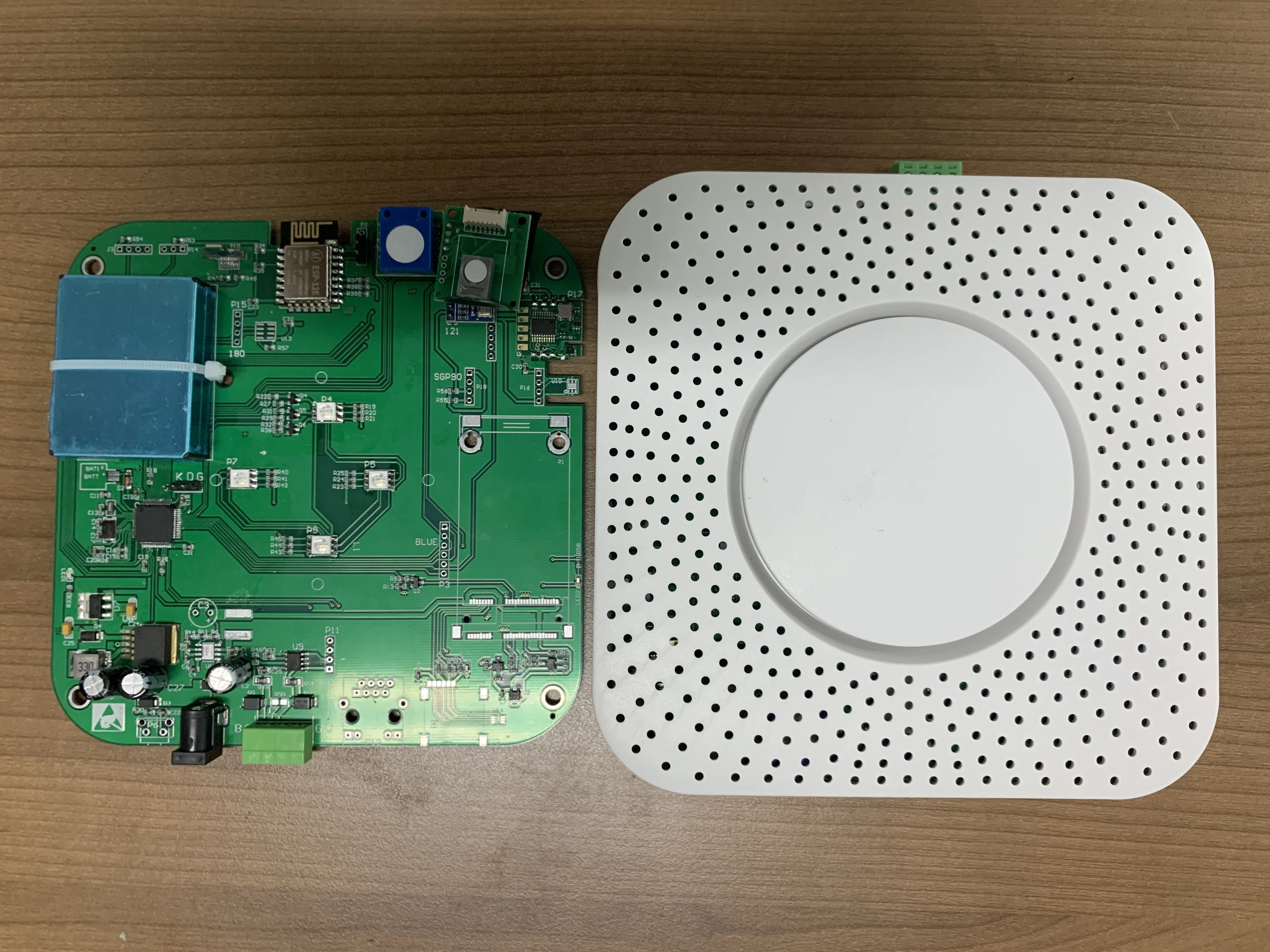 Монитор качества воздуха в помещении датчик мониторинга PM CO2 TVOC с Wifi / RS485