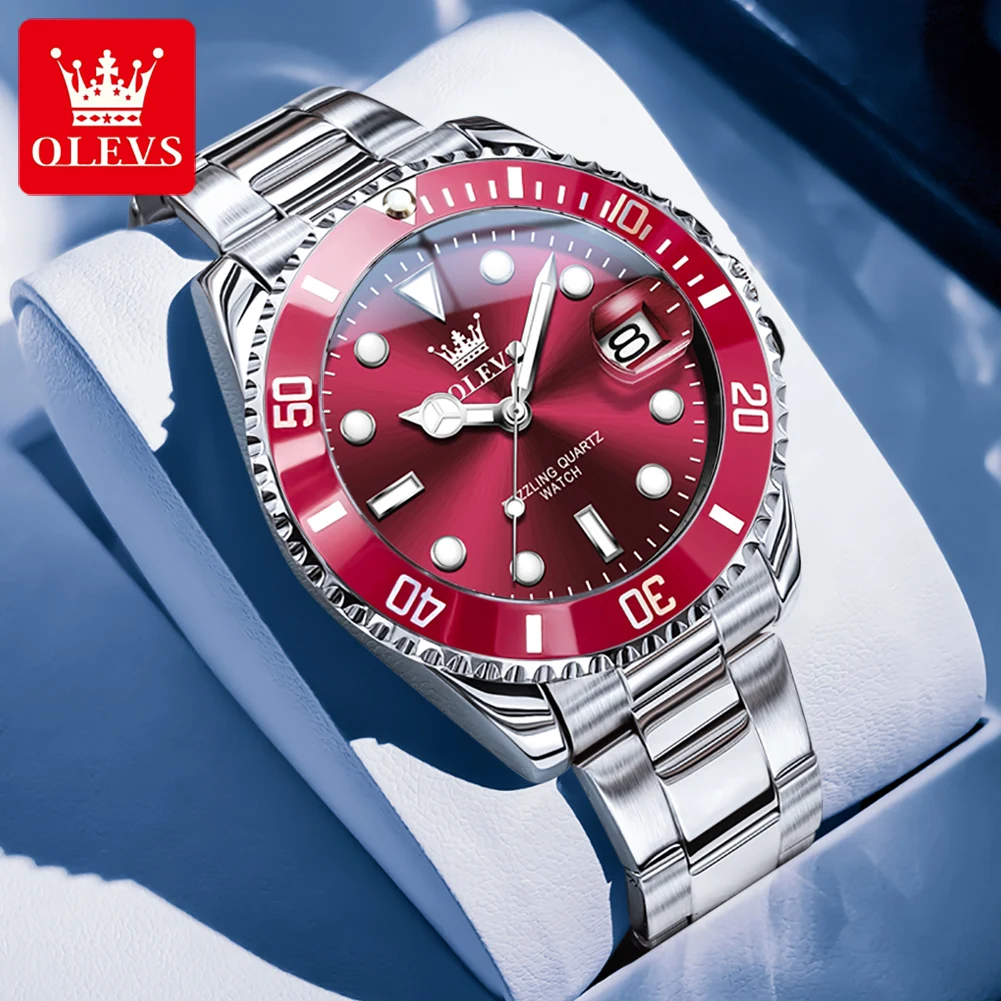 Luminous Waterproof Stainless Steel Men's Quartz Watch