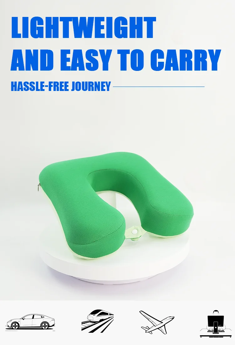 Best Outdoor Travel Neck Pillow Super Soft Memory Foam Personalized Wrap Around Car Sleep Shoulder Pillow
