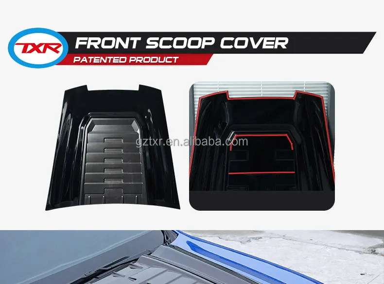 High Quality Black Plastic Hood Scoop Direct Fit For 2005-2011 Toyota Tacoma – Jijiamotor13