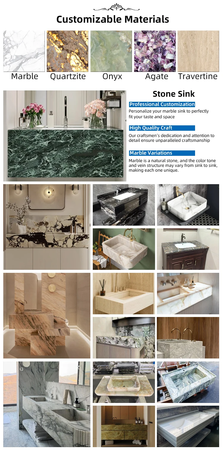 product natural silver grey travertine sink bathroom stone travertine sink vanity-6