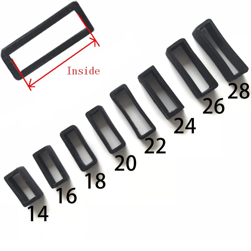 830mm Silicone Rubber Watch Band Loop Holder Locker Keeper Buy 18mm Silicone Watch Band Loop