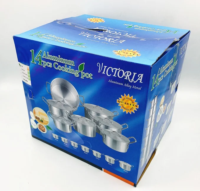14 Pcs Aluminum Cooking Pot Set For Cooking Recycled Kitchen Ware Buy