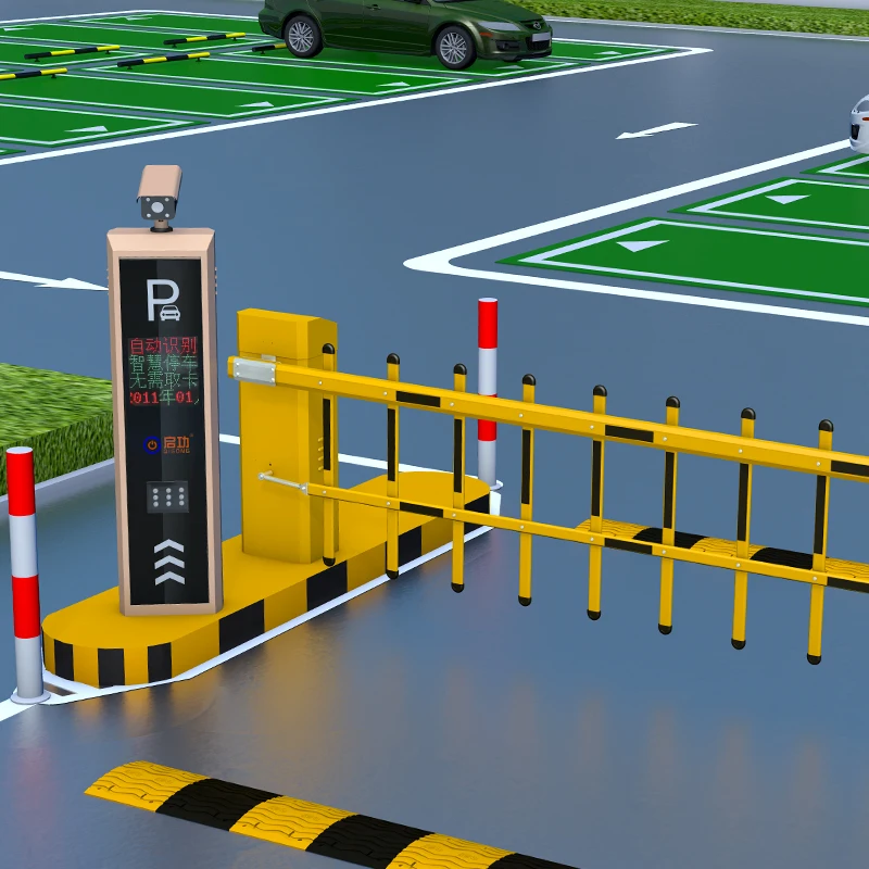 Automatic Remote Control Boom Barrier Security Gate For Car Parking