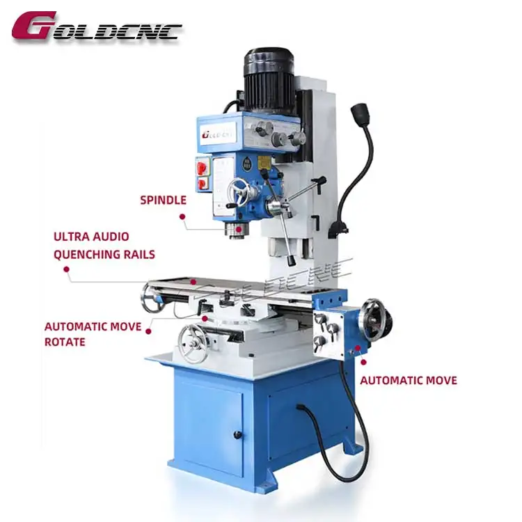 GOLDCNC ZX50C Drilling and Milling Machine - High Accuracy
