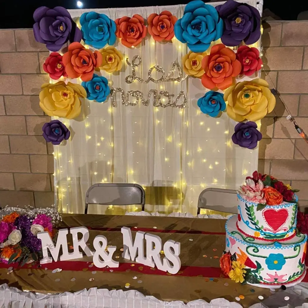 Lettres En Bois Mr & Mrs Blanches - Grande Décoration Mariage & Anniversaire 58cm