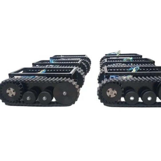 Rubber Crawler Chassis Loading Weight 300KG Rubber Tracked Chassis Undercarriage