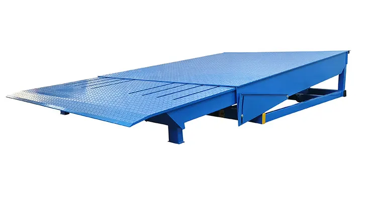 Warehouse Unloading Platforms Fixed Dock Leveler Hydraulic Swing Lip ...