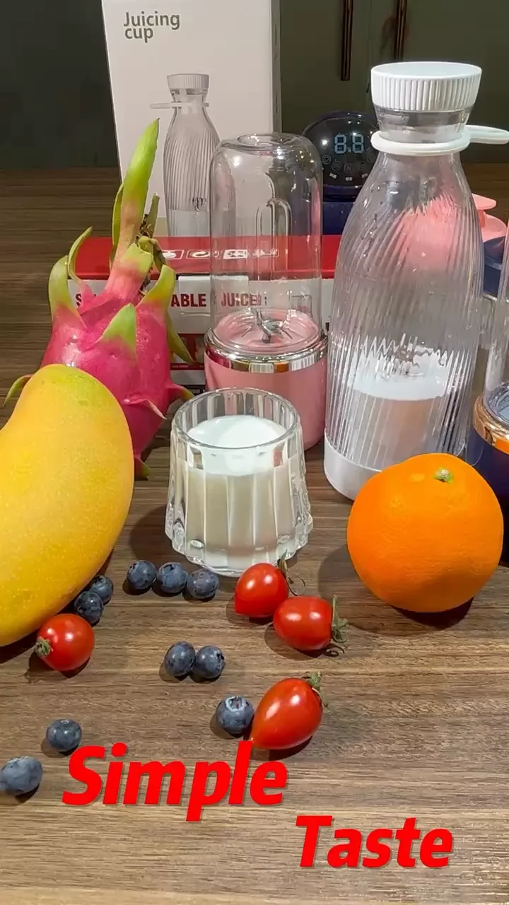 Popular Portable Juicer Fruit Blender Usb6 Knife Electric Household