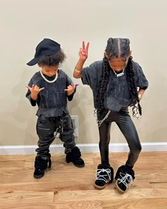 Toddler Baby Vintage Acid-Wash Shirt Embroidery Patch Short Sleeve Legging Pants Jeans Tracksuit Kids Streetwear Clothing Set