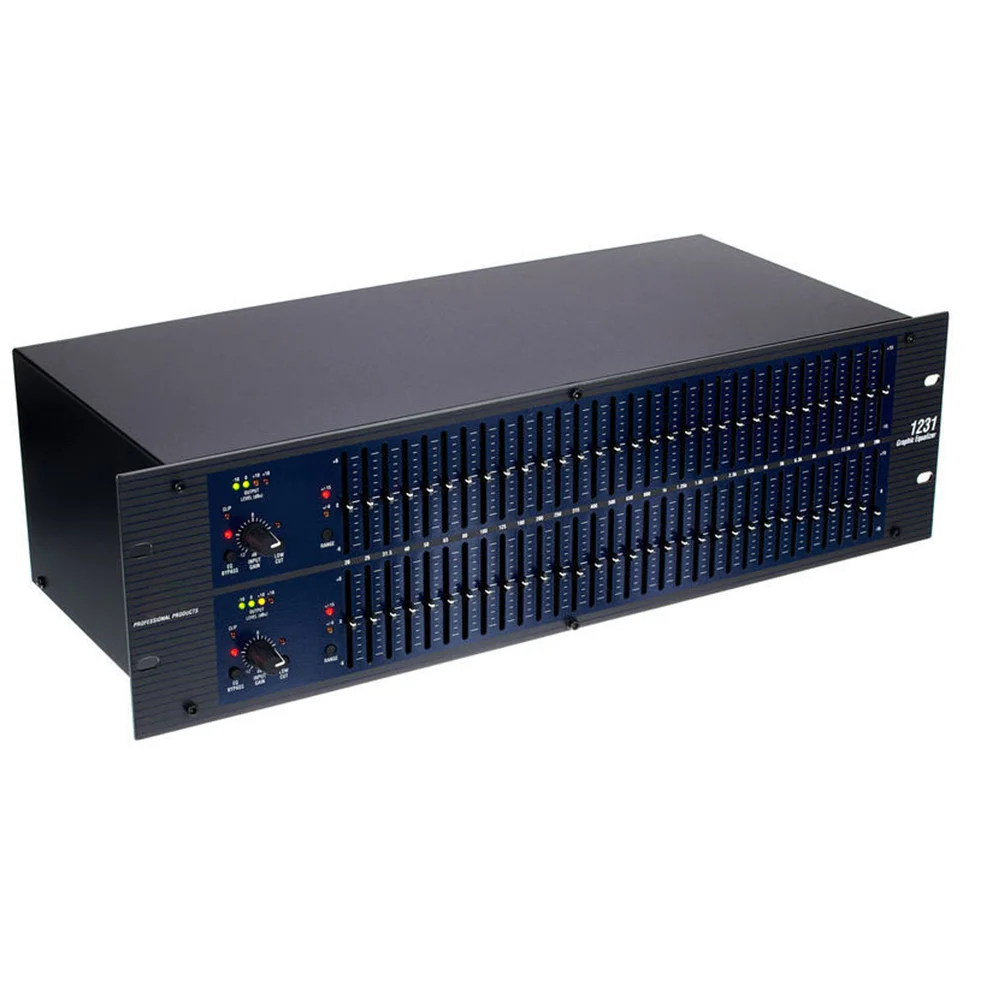 Dbx 1231 デュアルチャネル 3U 31バンドカラオケイコライザー