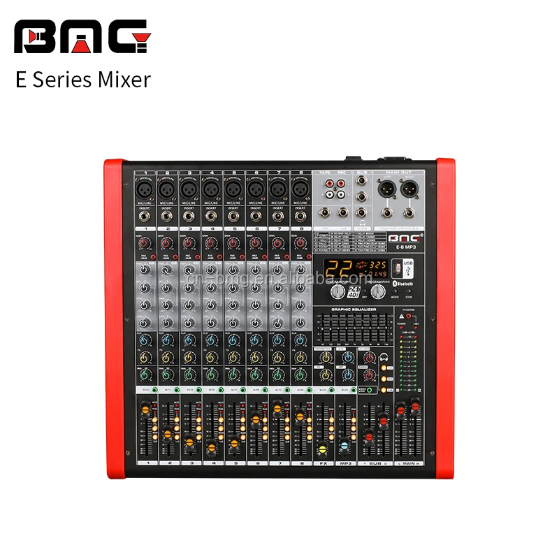 BMG 12 Channel USB Professional Mixing Amplifier Amp DJ Mixer Audio