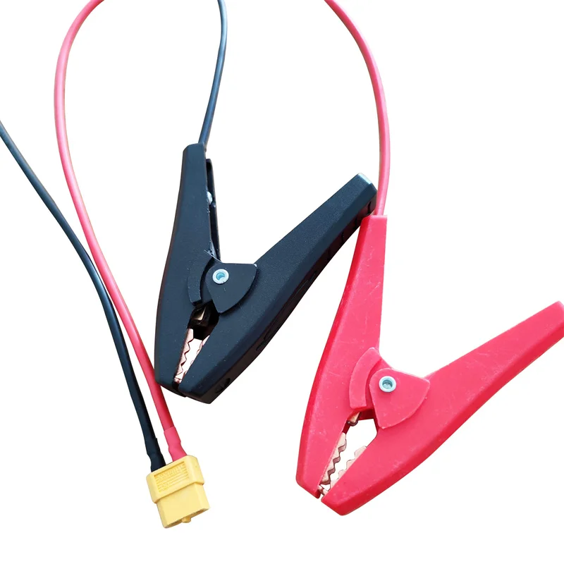 14AWG 50 см 100A RC зажим типа «крокодил» к XT60 разъем кабеля Q6 D6 полевой зарядный кабель автомобильный для аккумулятора