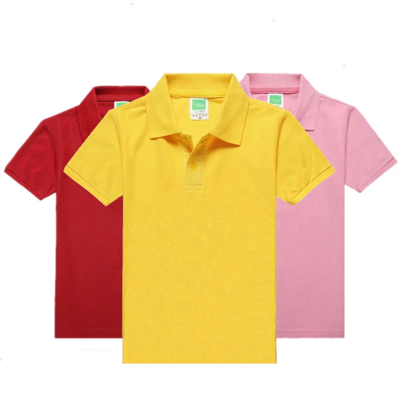 Camiseta polo para bebé niña-Amarillo-KidHouse