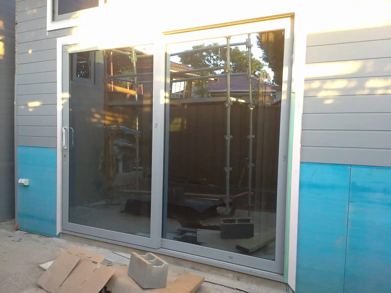 Wanjia Eco Friendly Exterior Front Entry Doors Houses Villa Modern