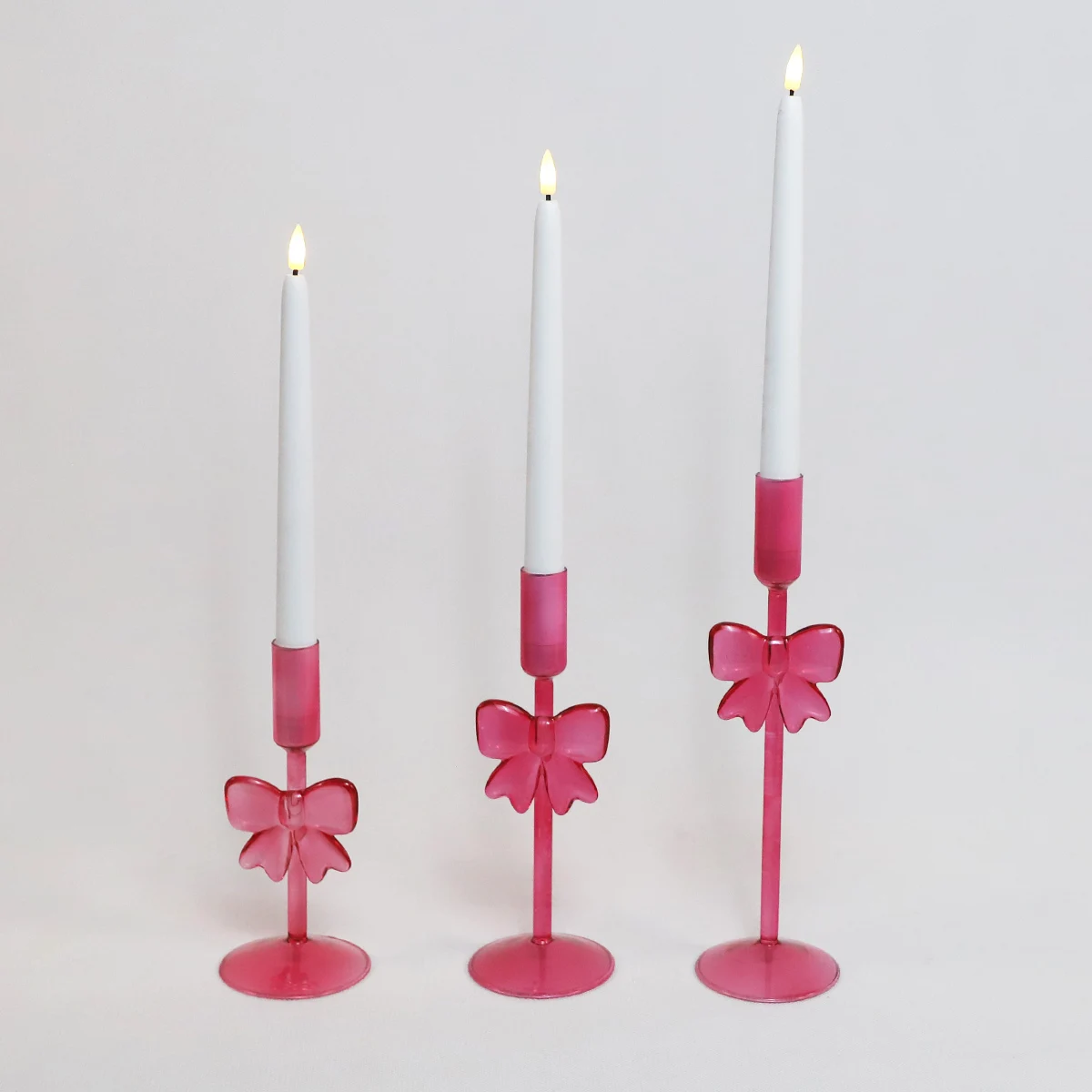 New Design Retro Country Style Colored Glass Candle Holder Home Decoration Suppliers Crystal Glass Holders