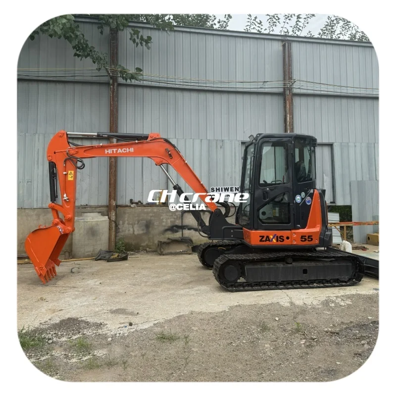 Cheap Mini Excavator Hitachi Zx55 with Dozer Blade Zx50u Zx60 Zx70