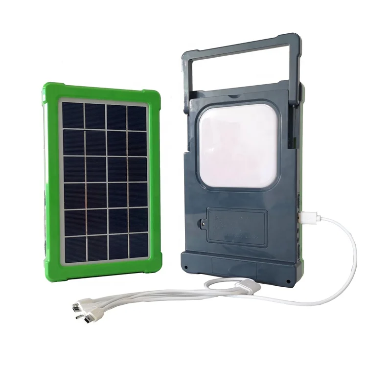 Patent Design Solar LED Light with 2 Bulbs