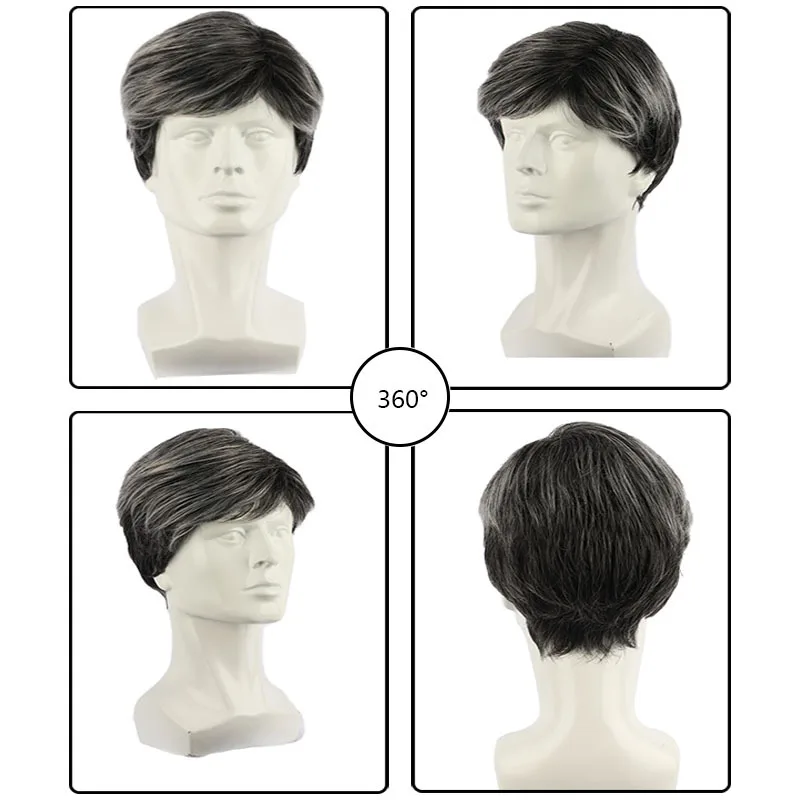 Wholesale Cheap Short Hair Men Wigs Short Straight Toupee Natural   H06236411f5424ecfa9e497e8acb63600p 