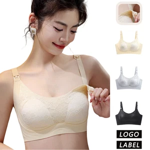 Wholesale In-Stock Women's Front-closure Nursing Bras with Adjustable Straps - Comfortable Maternity Nursing Bras
