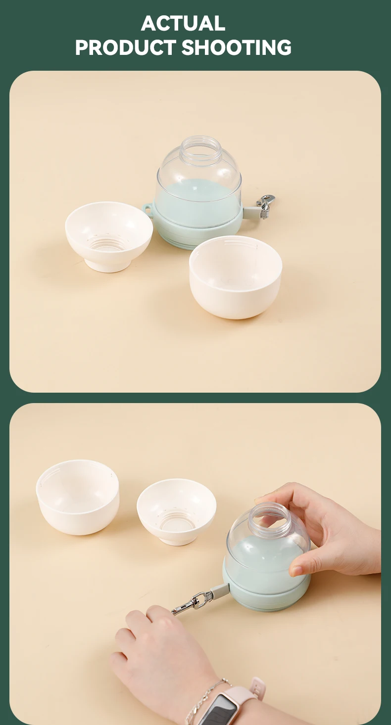 New 3-in-1 Pet Water Cup Travel Pet Supplies Dog Drinking cat Eating Portable Outside Water Cup manufacture