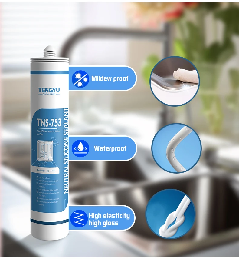 Free Samples High Viscosity Water Repellent 590 Ml Kitchen Bathroom Anti Mildew Resistant ...