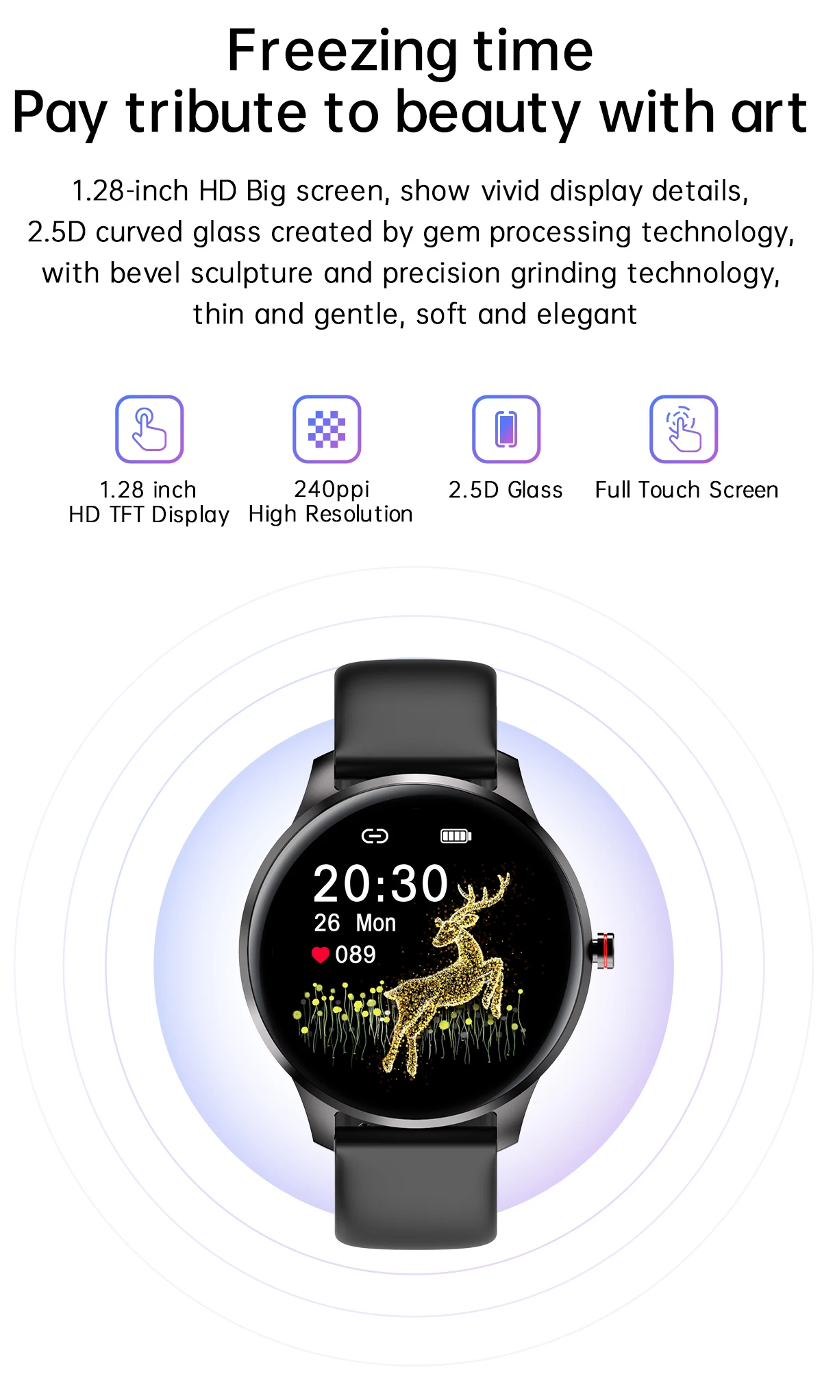 Самые популярные мусульманские Смарт-часы ip68 2020 ignite hwawei из алюминиевого сплава reloj inteligente