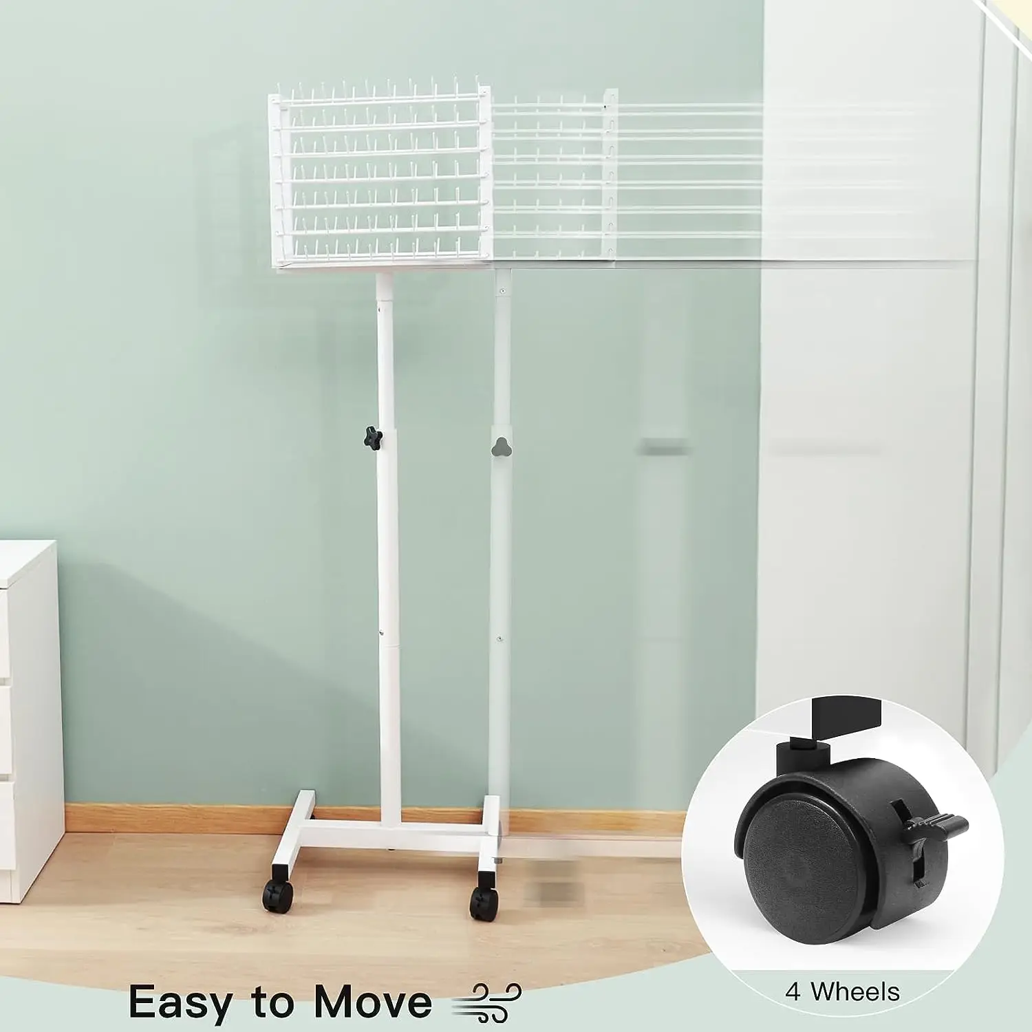 Adjustable Braiding Hair Bundle Color Easel Display Stand Rack Metal On