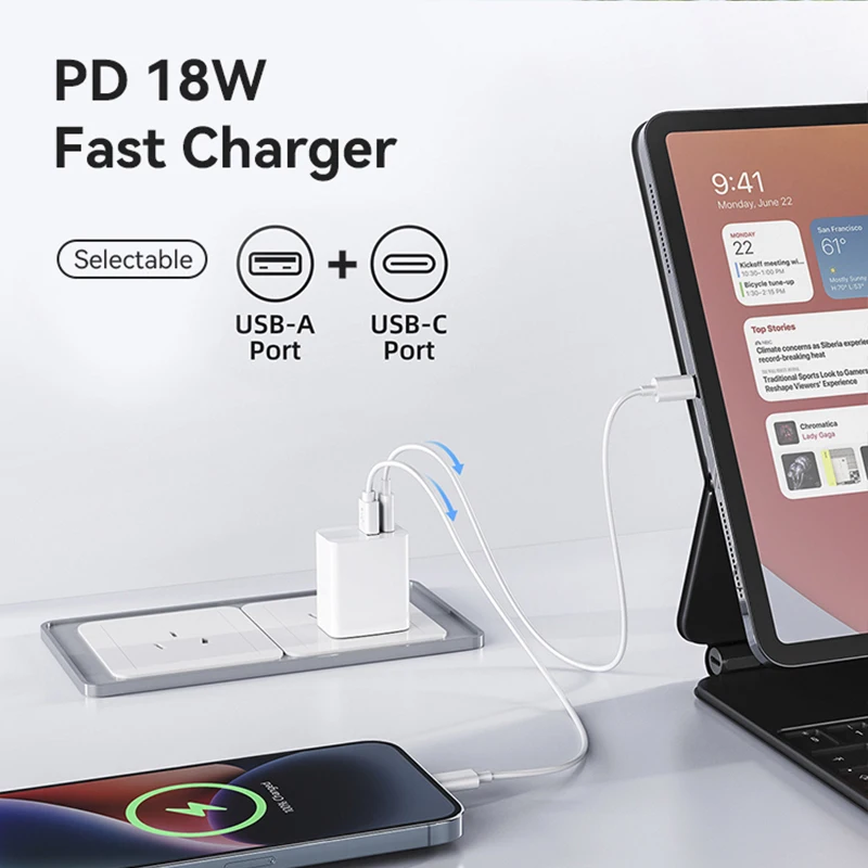 PD Fast Charger 5v 2a Qc Quick Charger for Iphone 14 Pro Max - Main Image