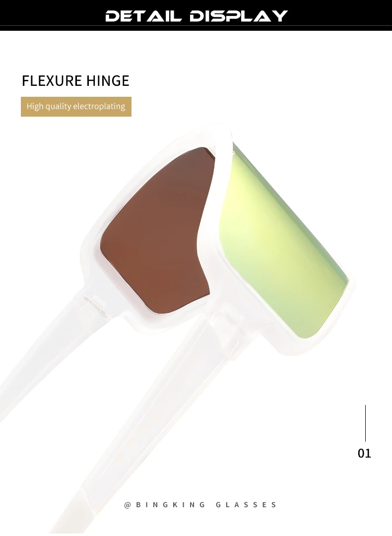 Big Matte Transparent Outdoor Eyewear Sport Cycling Sunglasses Frame