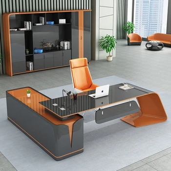 KD11escritorio Office Furniture boss Desk Manager Executive Office Desk Table Ceo Luxury Desk boss Table for Office