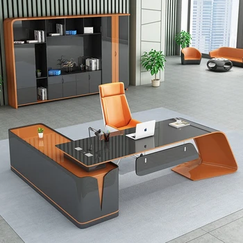 KD11escritorio office furniture boss desk manager executive office desk table ceo luxury desk boss table for office