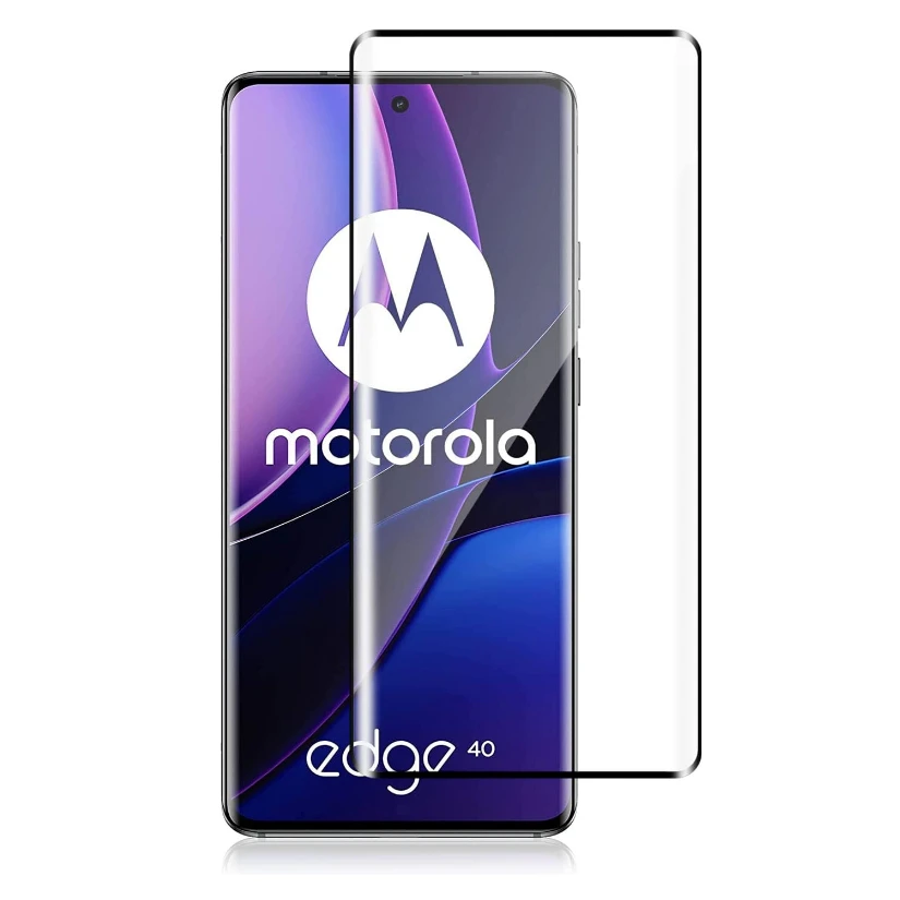 3D полностью изогнутая закаленная стеклянная Защитная пленка для экрана телефона Motorola Edge 40 Accesorios