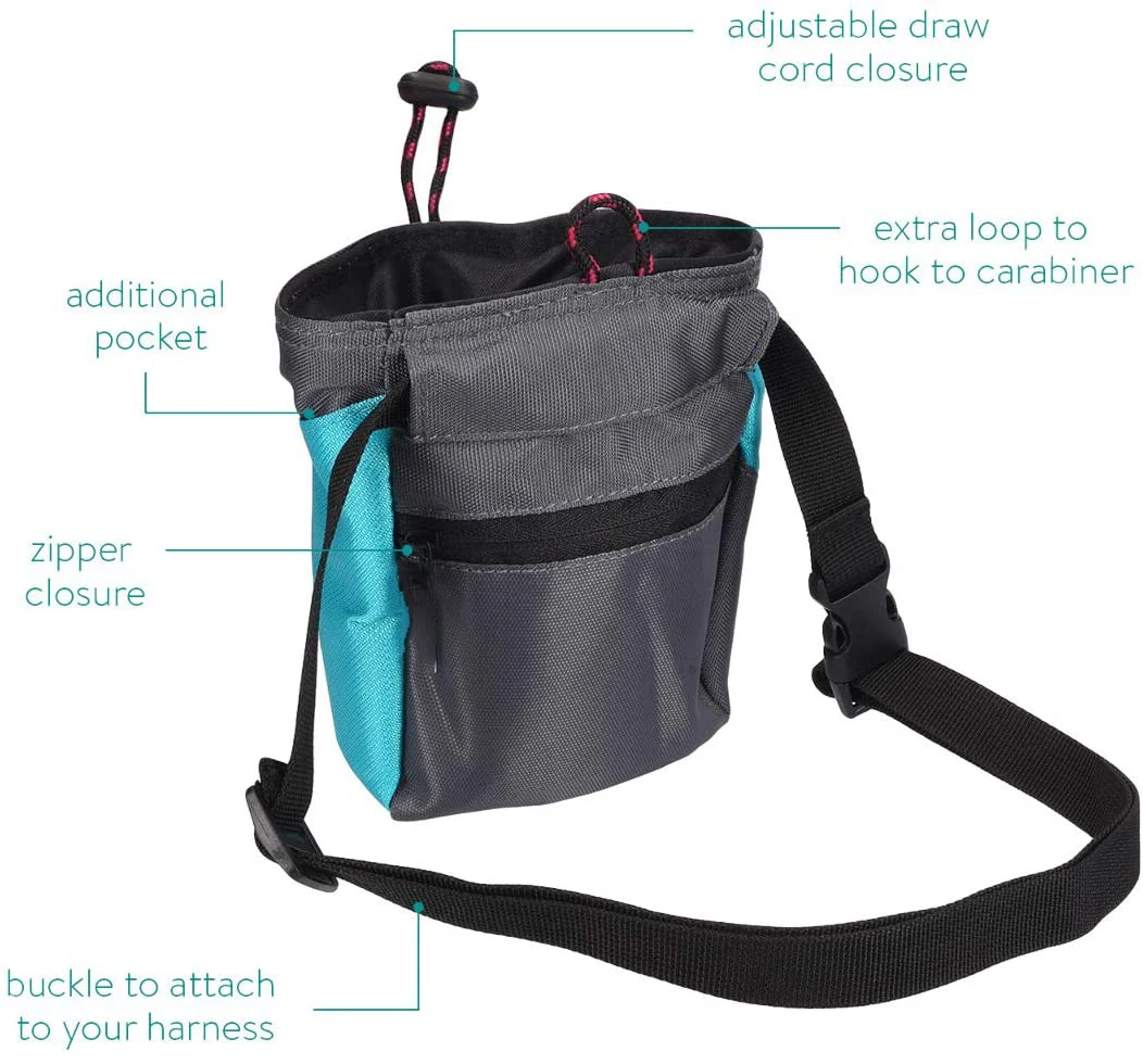 Меловая сумка для скалолазания, мешок для мела и карбоната магния со шнурком и карманом для боулдеринга и гимнастики