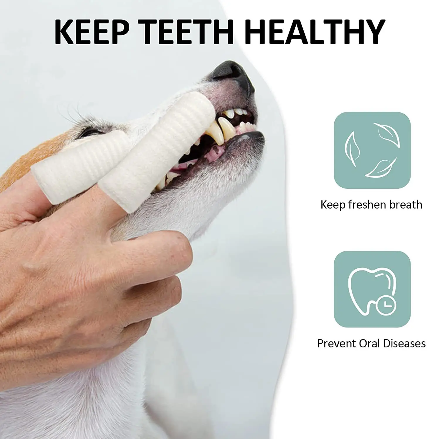 Customized Cleaning Deodorizing Grooming Soft Pet Grooming Finger Ear Wet Wipes For Teeth