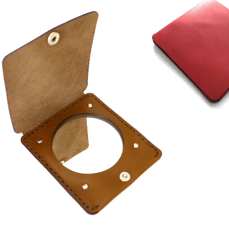 メイク道具・化粧小物 Supreme Leather Pocket Mirror 