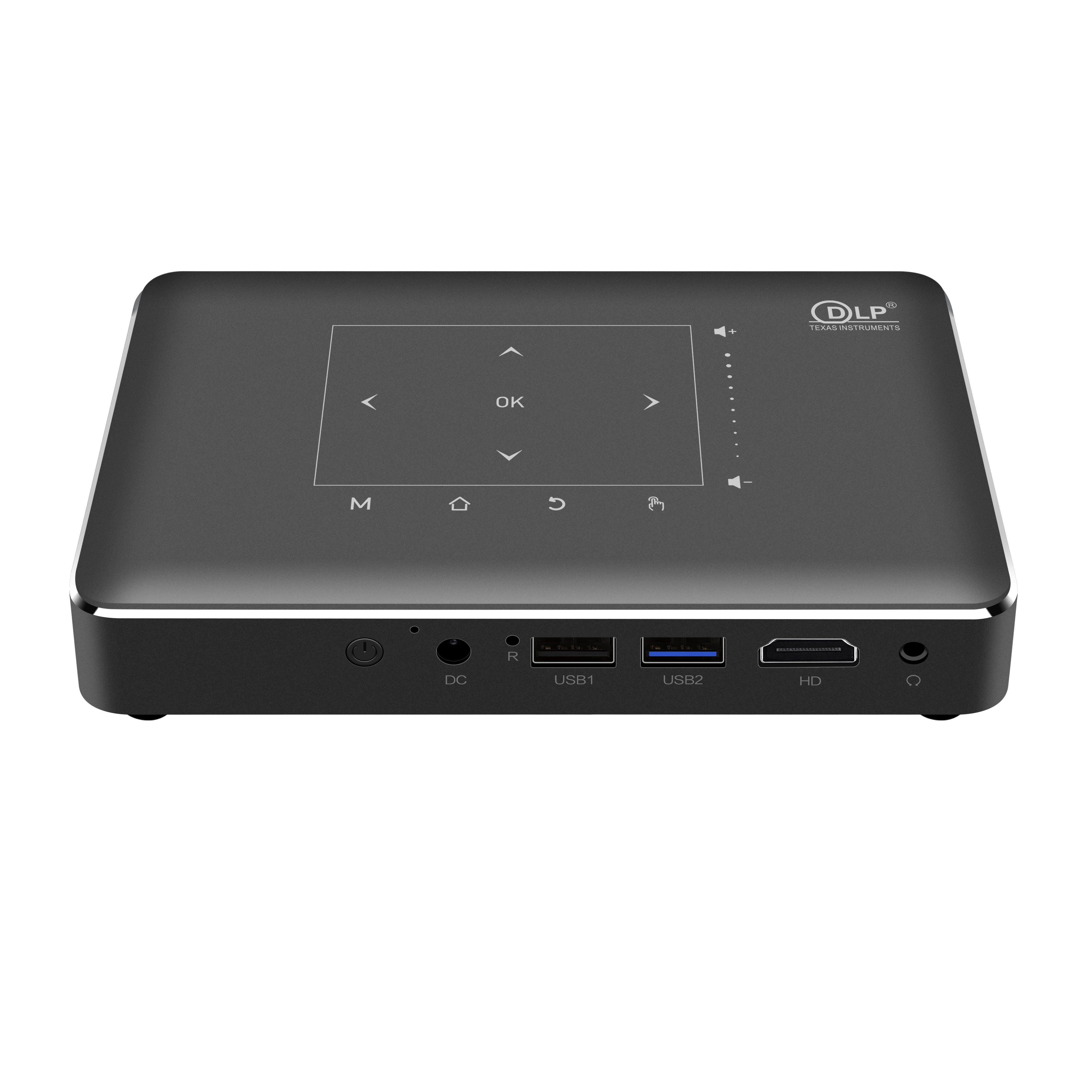 DLP 150 lumens Amlogic T972 android 9 0 система 3D/4K декодирование вход четыре угла коррекция интеллектуальный проектор цитата