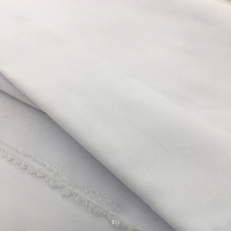 Китайский поставщик саржевая хлопчатобумажная ткань tc 65/35 полиэстер хлопок Тонкая для белых рубашек
