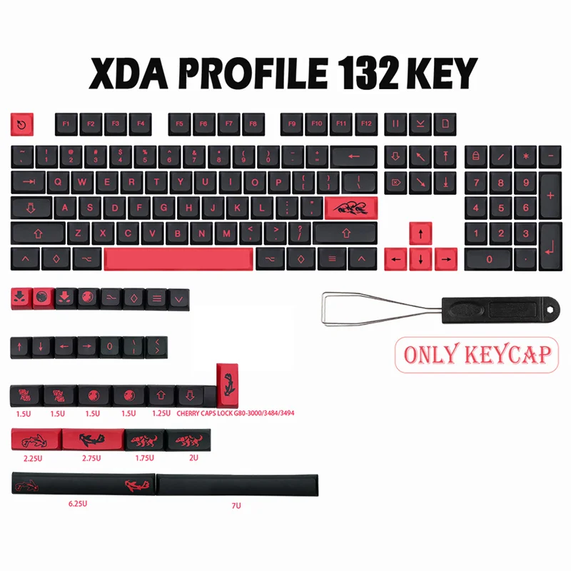 132 キー MIZU キーキャップ XDA キーキャップ DZ60/RK61/64/gk61/68