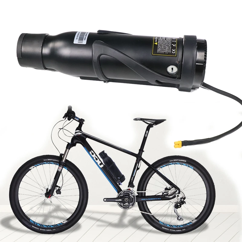 New Image 36V 6Ah Lithium Battery Pack Water Bottle Design for 36v/48V/52V E Bikes 14ah/8ah/10ah/11.6ah Bike Spare Part
