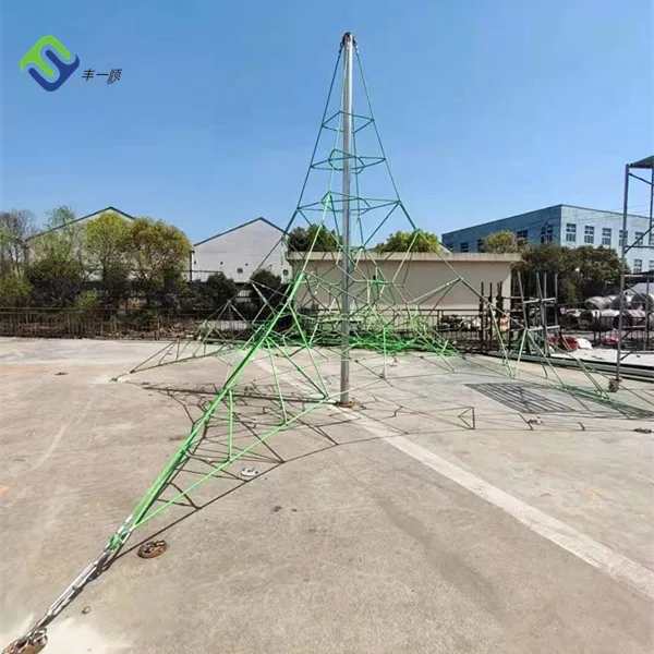 Spider Web Climber Playground Rope Structure for Children Climbing Net