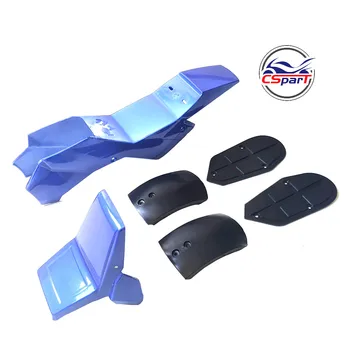 Kit Carénage Moto 47-49cc – 8 Pièces Plastique Pour Pocket Bike Enfant, Garde-Boue + Siège