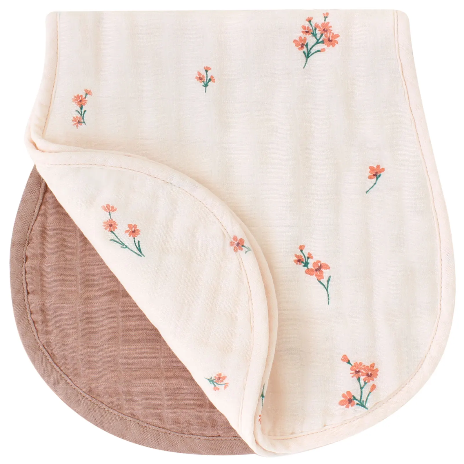 2022 новый дизайн оптовая продажа Лот из 6 слоев новорожденных слюни нагрудник ткань 100% для детей органического хлопка