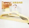 Transparent golden hook-shaped beige color